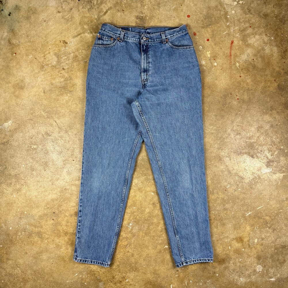 Vintage Levi’s 550 Relaxed‎ Fit Tapered Leg Women’s Jeans Size 14 Reg L 1999